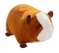KUKUShining Peluche Cochon d'Inde, Animal Doux Et Réaliste Jouet Cochon d'Inde en Peluche Cadeau Ou Compagnon for La Saint Valentin(White,25cm/9.8in)