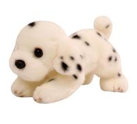 KUKUShining Peluche Dalmate, Animal en Peluche Doux Et Câlin Chien Dalmatien Poupée Réaliste Chiot Jouet pour Enfants Adolescents(35cm/13.8in)