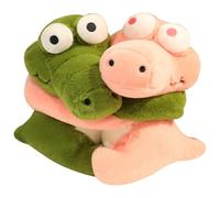 KUKUShining Peluche D'anguille, Animal Doux Et Câlin Coussin De Poignet en Forme De Crocodile Jouet en Peluche Alligator De Dessin Animé for Toutpetits(Pink)