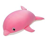 KUKUShining Peluche Dauphin, Adorable Animal en Peluche Oreiller De Couchage Doux Et Amusant Cadeau Danniversaire for Enfants(Pink,50cm/19.8in)