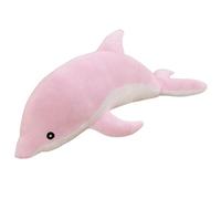 KUKUShining Peluche Dauphin, Peluche Marine Océanique Oreiller De Couchage Doux Et Douillet Compagnon De Jeu pour Enfants(Pink,50cm/19.8in)