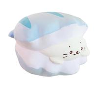 KUKUShining Peluche De Coquillage, Coussin Décoratif Doux en Forme De Coquillage Jouet en Peluche Mignon pour La Décoration du Canapé du Fauteuil(50cm/19.68in)