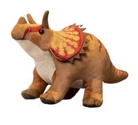 KUKUShining Peluche Dinosaure, Douce Rex Triceratops Ankylosaure Collection De Jouets en Peluche pour Jouer Et Collectionner(Triceratops)