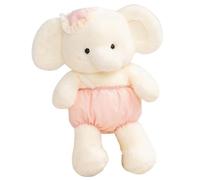 KUKUShining Peluche Éléphant, Douce Et Câline Oreiller avec Vêtements Poupée en Peluche Cadeaux d'anniversaire pour Enfants Et Tout Petits(Pink,45cm/17.7in)