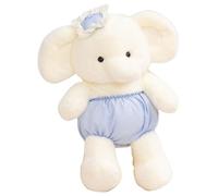 KUKUShining Peluche Éléphant, Douce Et Câline Oreiller avec Vêtements Poupée en Peluche Cadeaux d'anniversaire pour Enfants Et Tout Petits(Blue,33cm/12.99in)