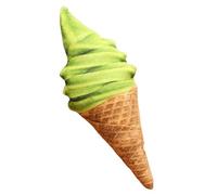 KUKUShining Peluche en Forme De Crème Glacée, Coussin Créatif Et Doux Mignon Et Réaliste Idéal comme Cadeau for Enfants(Green,20cm/7.8in)