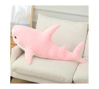 KUKUShining Peluche Grand Requin Blanc, Peluche Requin Douce, Décoration Requin en Peluche, Cadeaux Parfaits for Soulager Le Stress des Enfants Et des Femmes(Pink,100cm/39.4in)