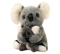 KUKUShining Peluche Koala, Douce Et Câline Représentant Une Mère Koala avec Son Petit Idéale comme Cadeau d'anniversaire Ou for La Décoration(Gray)