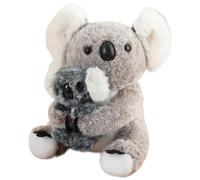 KUKUShining Peluche Koala Maman Et Bébé, Koala Douce Et Câline Peluche Kawaii Cadeau pour Enfants Amis Joueurs Collectionneurs