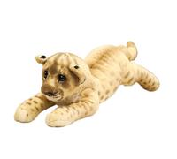 KUKUShining Peluche Léopard, Adorable Animal en Peluche Lion Poupée Oreiller Confortable Tigre for Canapé Danniversaire Denfant(Lion,58cm/22.8in)
