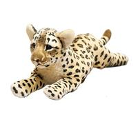 KUKUShining Peluche Léopard Réaliste, Oreiller en Peluche Guépard, Peluche Jaguar Géante Mignonne, for Cadeaux d'anniversaire Et De Vacances for Garçons Et Filles(Leopard,58cm/22.8in)