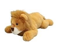 KUKUShining Peluche Lion, Coussin Doux Représentant Un Animal Sauvage Lion Réaliste en Position Couchée Jolies Poupées en Peluche À Collectionner(Lying)