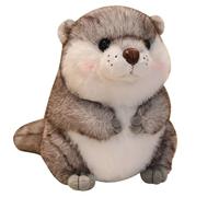 KUKUShining Peluche Marmotte, Adorable Animal en Peluche Doux Et Réaliste Décoration D'intérieur Amusante for Les Amis Les Filles Et Les Enfants(20cm/7.8in)