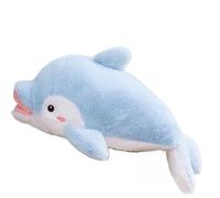 KUKUShining Peluche Orque, Baleine Tueuse Douce Animal Océanique Mignon Dessin Animé Phoques Poupées for Cadeau Danniversaire Adultes(Dolphins)