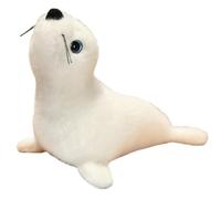 KUKUShining Peluche Otarie, Adorable Animal De Dessin Animé Phoque Dauphin Hippocampe Doux for Coussins Cadeau(Sealion)