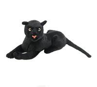 KUKUShining Peluche Panthère, Figurine en Peluche Panthère Noire Jouet Doux Et Réaliste Collection De Poupées Idéal comme Cadeau d'anniversaire(50cm/19.8in)