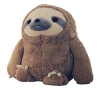 KUKUShining Peluche Paresseux, Peluche Paresseux Câlin Jouet Kawaii Oreiller Doux pour Le Corps Cadeau pour Petite Amie(Brown,40cm/15.7in)