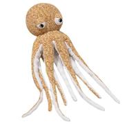 KUKUShining Peluche Pieuvre, Animaux Marins Douce Poupée Calmar Peluches Interactives Jouets Cadeaux pour Fête d'anniversaire Noël(Brown,40cm/15.7in)