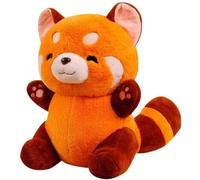 KUKUShining Peluche Raton Laveur, Adorable Panda Roux Doux Idéal comme Cadeau Danniversaire for Enfant Ou Petite Amie(25cm/9.8in)