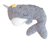 KUKUShining Peluche Requin Baleine, Animal Aquatique Doux Et Câlin Idéal for Halloween Ou Un Anniversaire(Gray)