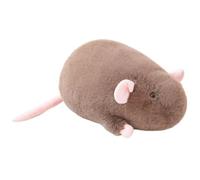 KUKUShining Peluche Souris, Animal en Peluche Poupée Rat Réaliste Douce Et Câline Jouet De Décoration for La Maison Cadeau(Brown,35cm/13.8in)