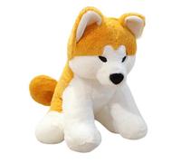 KUKUShining Shiba Inu Dog Peluche, Chien Akita Doux en Peluche pour Décoration de Chambre Idéal pour Cadeaux Enfants et Amoureux des Chiens(45cm/17.7in)