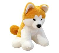 KUKUShining Shiba Inu Dog Peluche, Chien Akita Doux en Peluche pour Décoration de Chambre Idéal pour Cadeaux Enfants et Amoureux des Chiens(35cm/13.8in)