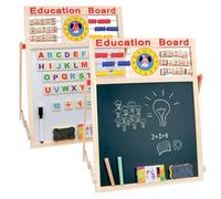 KUKUTrue® Jouet Montessori 3 4 5 6, Jeux Enfant 3 Ans, Jeux Educatif 3 Ans, Tableau Enfant Double Face, Alphabet Magnetique, Apprendre Compter, Cadeau 3-6 Fille Garçon