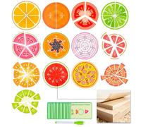 KUKUTrue Jouets Montessori 5 6 7 8 9, Jeu Enfant 5 Ans, Montessori 5 Ans, Motricité Fine, Apprendre Les Fractions, Jouets Éducatifs, Cadeau 5-9 Fille Garçon