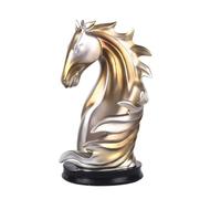 KUKUUU Casier à vin en forme de cheval avec statue d'animal - Pour la maison, un mariage, un dîner, un cadeau (champagne)