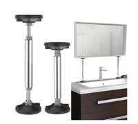 KUKUUU Lot de 2 pieds réglables de renforcement de meubles (38-52 cm)