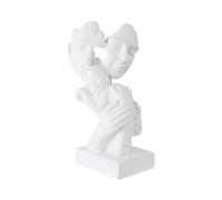 KUKUUU Sculpture Abstraite Moderne de Famille de 3 Statues, Ornement de Collection, Bureau, bibliothèque, entrée, décoration de la Maison