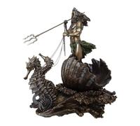 KUKUUU Statue marine Poséidon Dieu grec Figurine d'art