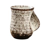 KUKUUU Tasse à café et à thé en céramique de grande capacité de 500 ml(Peacock White)