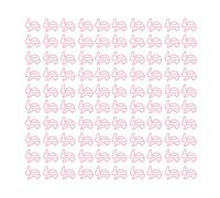 Kukyller 100 PCS Paper Clips, Clips de papier en forme de lapin Clip papier décoratif avec Book Bookmarks Clips Page Marqueurs pour les fournitures scolaires de bureau (Rose)