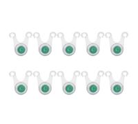 Kukyller 10pcs LED Camping String Lights, LED Camping Rope Hanging Light Outdoor Silicone Camp Tent String Rope Warning for Tent Campsite (Green)