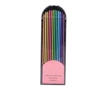 Kukyller 12 PCS Recharge de Crayon de Couleur Crayon Le ad Recharge de Crayon Graphite Recharge de Crayon Mécanique pour la Construction Travail du Bois Dessin Dessin Esquisse 2mm