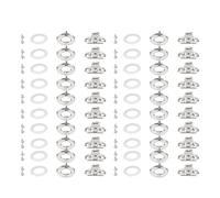 Kukyller 20 Ensembles de Serrure de Torsion Les Attaches, Les œillets de Bouton de Virage en Alliage Zinc et Les vis de Montage des étalons pour Les Boutons de Virage de Fixation Marine en