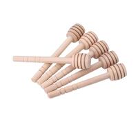 Kukyller Bâtonnets à miel 50 pièces, petits bâtonnets en bois en nid d'abeille, agitateurs à miel pour cadeaux de fête de mariage (Exquis 10CM)