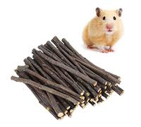 Kukyller Bâtonnets de Chinchilla, 200 g ou 7,2 oz de bâtonnets de Pomme à mâcher des collations pour Animaux de Compagnie, Dents molaires à mâcher en Bois de Pommier pour Lapins, Hamsters