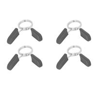 Kukyller Collier d'haltères, 4 pièces 30 mm Pinces d'haltères Collier de Pince à Ressort Pinces de Barre de Poids Colliers de circlip d'haltère pour Barre de Poids