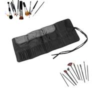 Kukyller Cosmetic Bag,Makeup Brush Storage Bag Portable Makeup Brush Organiser for Make up Artist or Women Travel