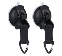 Kukyller Crochets à ventouse 2 pièces, accessoires de Camping à ventouse d'arrimage de Camping de voiture avec crochet de fixation pour piège à verre de fenêtre de bateau de camping-car