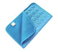 Kukyller Dog Cooling Mat, Extra Large Pet Cooling Pad Breathable Summer Pet Bed Ice Silk Self Cool Pad Cushion for Dogs Cats (XL/100 * 70cm)