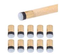 Kukyller Embouts de Queue de Billard à Visser, 10 pièces, Embouts de Queue de Billard, Accessoires de Boule de Billard pour Un Remplacement Facile (13MM)
