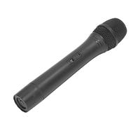 Kukyller Faux Microphone, Accessoire de Microphone en Plastique réutilisable simulant Un Accessoire de Pratique de la Parole pour la représentation de Costumes de scène de fête d'a (Black)