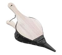 Kukyller Fireplace Bellow, Manual Fire Blower Solidwood Leather Outdoor Cooking Fan Fireplace Tools Indoor Outdoor Camping BBQ Grill