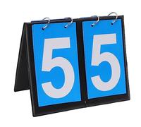 Kukyller Flip Scoreboard Tabletop Score Flipper, Table Portable Scoreboard Flipper Grande Carte Hydrofuge FILP Sports Score Keeper pour Basket-Ball