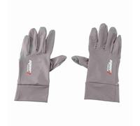 Kukyller Gants de Cyclisme, 2 Ensembles de Gants de Protection Solaire en Soie glacée Douce et Respirante, Doigt Complet pour la pêche, la randonnée, la Conduite, la Salle de Sport (Gray)