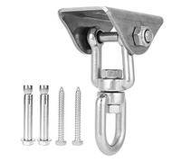 Kukyller Hammock Hanging Kit Heavy Duty 360 Swivel Swing Hanger Stainless Steel Hammock Hook Ceiling Hook Snap Swing Hanging Kit for Swing Chair Multiple Indoor Outdoor Gym